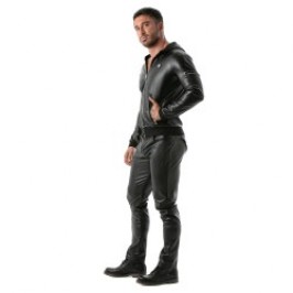 Jacket of the brand TOF PARIS - Tof Paris Faux Leather Hooded Jacket - Ref : TOF348N