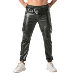 Pantaloni del marchio TOF PARIS - Pantaloni da jogging con tasca cargo Kinky Tof Paris - Ref : TOF349N