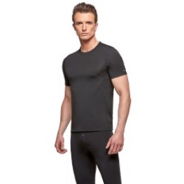 Thermique de la marque IMPETUS - T-shirt thermo manches courtes - noir - Ref : 1353606 020