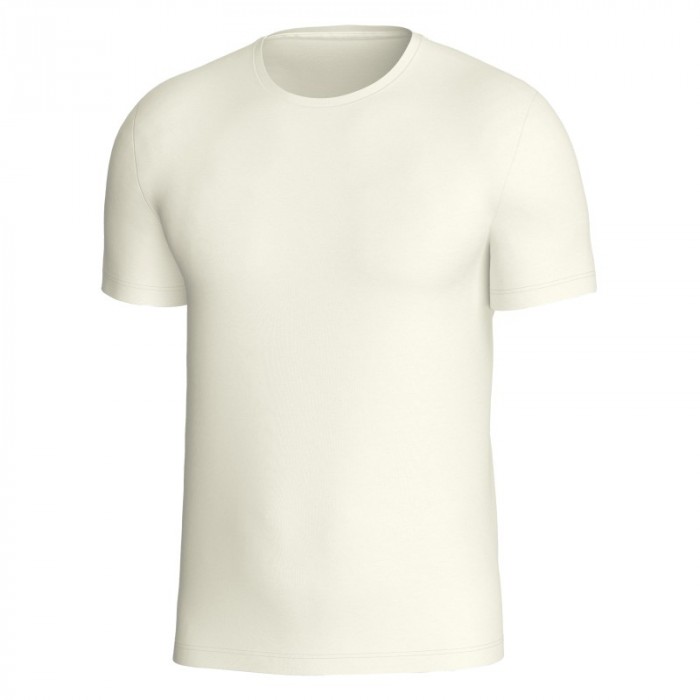 Thermal underwear of the brand IMPETUS - Short-sleeved T-shirt in Lyocell Wool - white - Ref : IM132120100 WT68