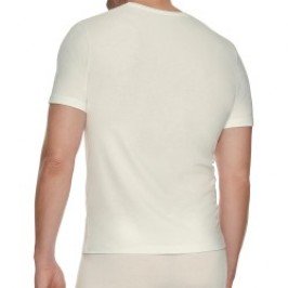 Thermische der Marke IMPETUS - Kurzärmeliges T-Shirt aus Lyocell-Wolle - weiß - Ref : IM132120100 WT68