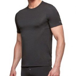 Thermal underwear of the brand IMPETUS - Short-sleeved T-shirt in Lyocell Wool - black - Ref : IM132120100 BK020