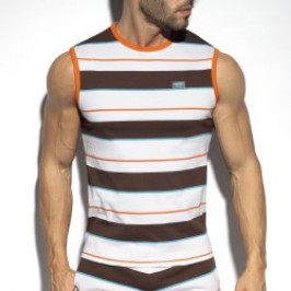 Tirantes de la marca ES COLLECTION - Débardeur Rétro stripes - Ref : TS321 C04