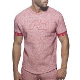 T-shirt Mottled Jumper - rouge