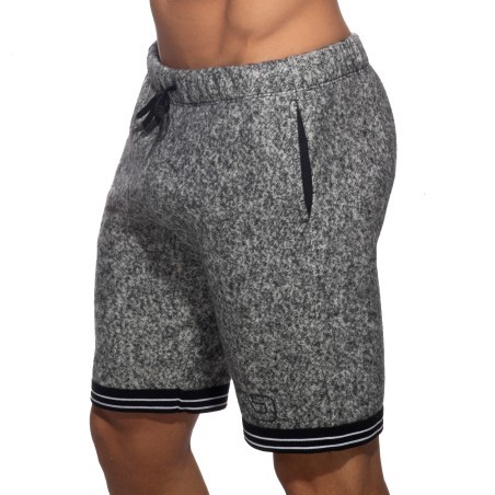 Bermuda shorts Mottled - black