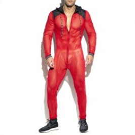 Body de la marque ES COLLECTION - Dystopia mesh suit - rouge - Ref : SP205 C06