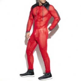 Body de la marque ES COLLECTION - Dystopia mesh suit - rouge - Ref : SP205 C06