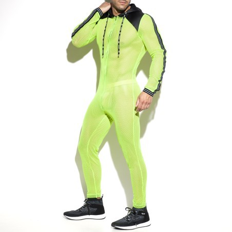 Dystopia mesh suit - lemon green