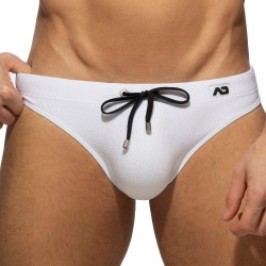 Pique Speedo Badehose - weiß