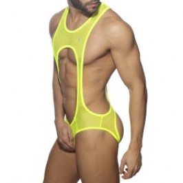 Singlet sexy mesh - néon jaune