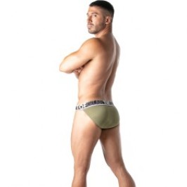 Slip de la marca TOF PARIS - Tanga Champion Tof Paris - Caqui - Ref : TOF299K