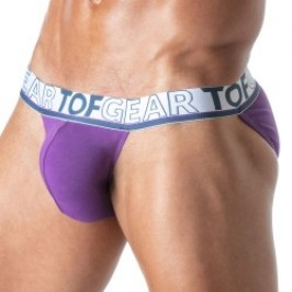 Slip, Tanga de la marque TOF PARIS - Tanga Champion Tof Paris - Violet - Ref : TOF299V