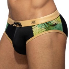 Side Leaves Swim Briefs