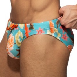 Badehose Roses - blau