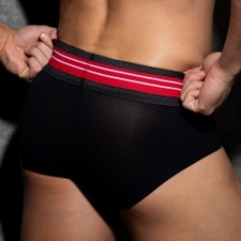 Slip der Marke AD FÉTISH - copy of Slip Double Stripe - blanc - Ref : ADF112 C06