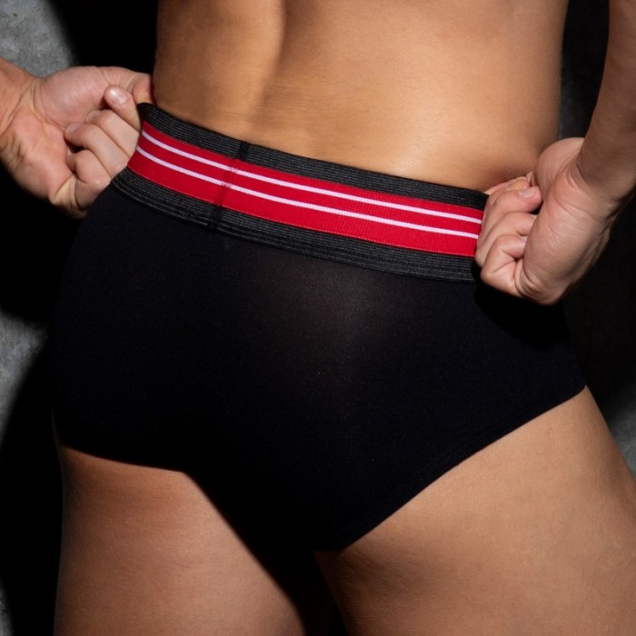 Brief of the brand AD FÉTISH - copy of Slip Double Stripe - blanc - Ref : ADF112 C06