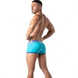 Pantaloncini boxer, Shorty del marchio TOF PARIS - Boxer Champion Tof Paris - Turchese - Ref : TOF297T