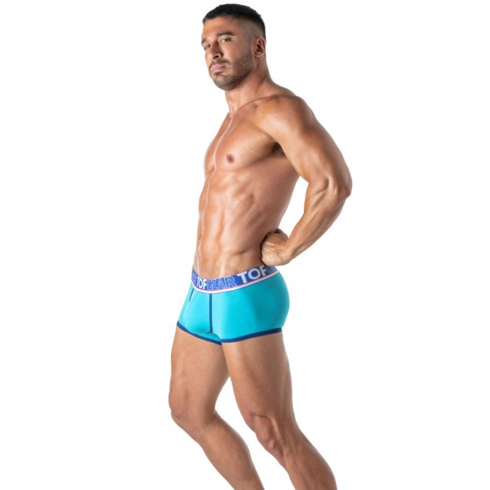 Boxer shorts, Shorty of the brand TOF PARIS - Boxer Champion Tof Paris - Turquoise - Ref : TOF297T