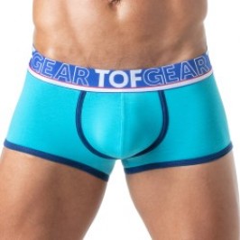 Pantaloncini boxer, Shorty del marchio TOF PARIS - Boxer Champion Tof Paris - Turchese - Ref : TOF297T