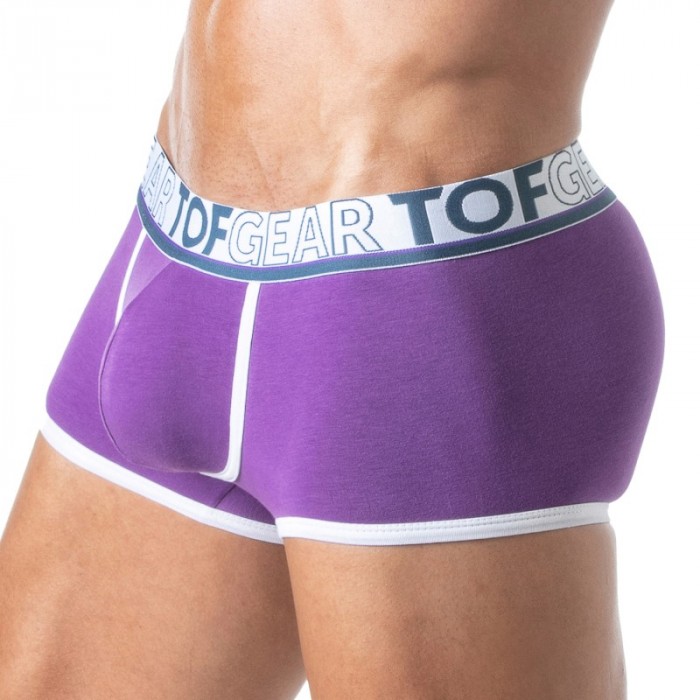 Boxershorts, Shorty der Marke TOF PARIS - Boxer Champion Tof Paris - Lila - Ref : TOF297V