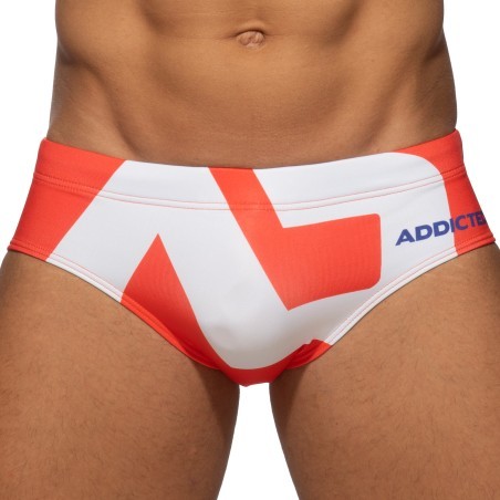 Swim trunks logo extra large - orange