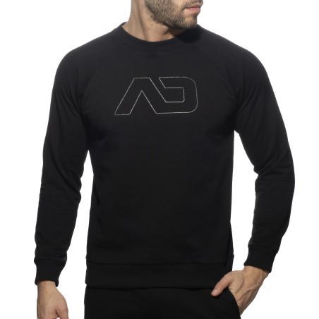 Sweatshirt Recycled Cotton - noir