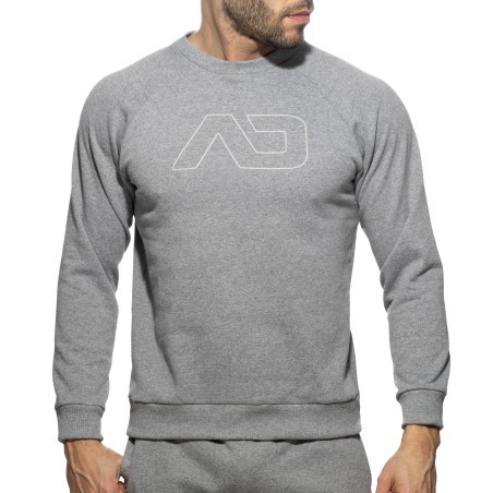Sweatshirt Recycled Cotton - gris