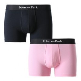 Lot de 2 boxers uni Eden...