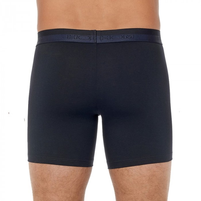 Boxershorts, Shorty der Marke HOM - BOXER HO1 long Classic - marineblau - Ref : 359519 00RA