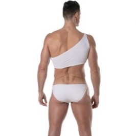 Slip de bain de la marque TOF PARIS - Slip de bain Tof Paris Chain - blanc - Ref : TOF381B