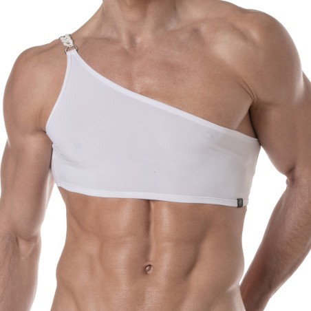 Media camiseta sin mangas original Tof Paris Chain - blanco
