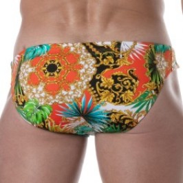 Badeschein der Marke TOF PARIS - Mini-Badehose Tof Paris Baroque - orange - Ref : TOF374O