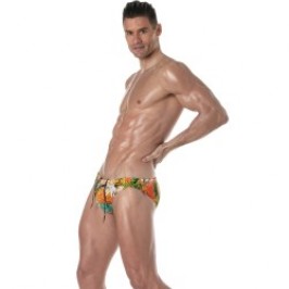 Badeschein der Marke TOF PARIS - Mini-Badehose Tof Paris Baroque - orange - Ref : TOF374O