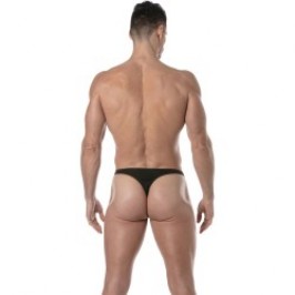 Slip de bain de la marque TOF PARIS - String de bain Tof Paris Plain - noir - Ref : TOF380N