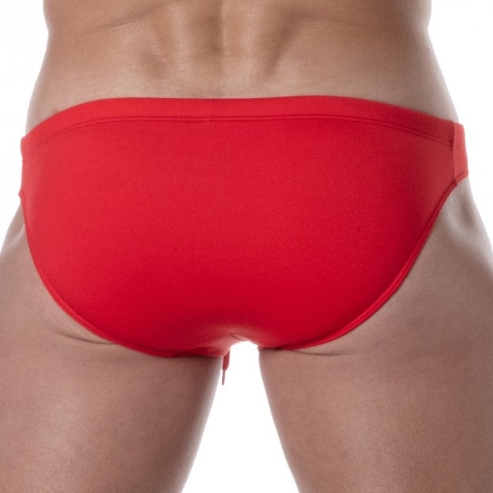 Bath Brief of the brand TOF PARIS - Mini Swim Briefs Tof Paris Plain - red - Ref : TOF379R