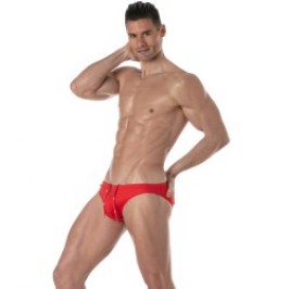 Bath Brief of the brand TOF PARIS - Mini Swim Briefs Tof Paris Plain - red - Ref : TOF379R