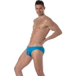 Bath Brief of the brand TOF PARIS - Mini Swim Briefs Tof Paris Plain - turquoise - Ref : TOF379T