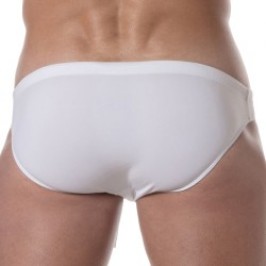 Slip de bain de la marque TOF PARIS - Mini Slip de bain Tof Paris Plain - blanc - Ref : TOF379B