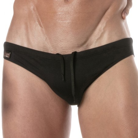 Mini calzoncillos de baño Tof Paris Plain - negro