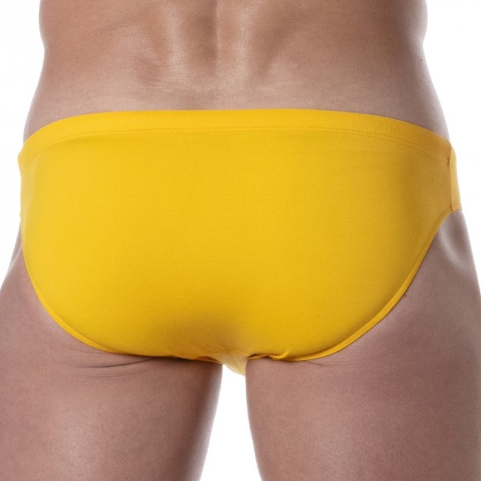 Slip de bain de la marque TOF PARIS - Mini Slip de bain Tof Paris Plain - jaune - Ref : TOF379J