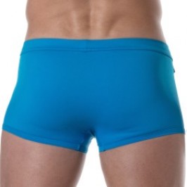 Boxer, shorty de bain de la marque TOF PARIS - Boxer de bain Tof Paris Plain - turquoise - Ref : TOF378T