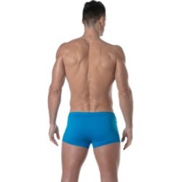 Boxer corti, bagno Shorty del marchio TOF PARIS - Costume da bagno Tof Paris Plain - turchese - Ref : TOF378T