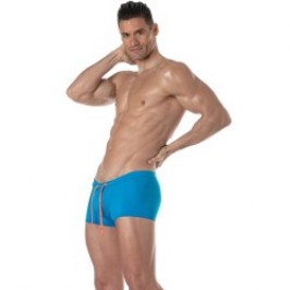 Boxer Shorts, Bad Shorty der Marke TOF PARIS - Tof Paris Plain - türkis Badehose - Ref : TOF378T