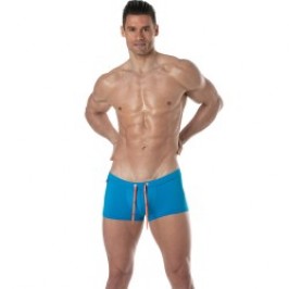 Boxer Shorts, Bath Shorty of the brand TOF PARIS - Tof Paris Plain - turquoise Swim Trunks - Ref : TOF378T