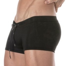 Boxer corti, bagno Shorty del marchio TOF PARIS - Costume da bagno Tof Paris Plain - nero - Ref : TOF378N