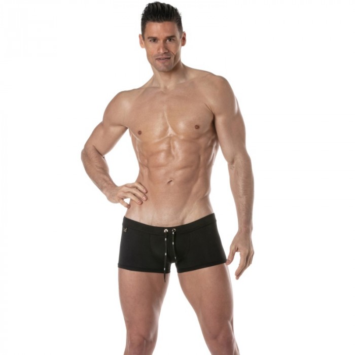 Boxer Shorts, Bath Shorty of the brand TOF PARIS - Tof Paris Plain - black Swim Trunks - Ref : TOF378N