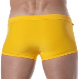 Calzoncillos Boxer, baño Shorty de la marca TOF PARIS - Bóxers de baño Tof Paris Plain - amarillo - Ref : TOF378J