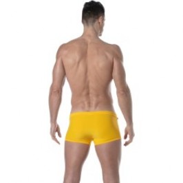 Boxer corti, bagno Shorty del marchio TOF PARIS - Costume da bagno Tof Paris Plain - giallo - Ref : TOF378J