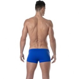 Calzoncillos Boxer, baño Shorty de la marca TOF PARIS - Bóxers de baño Tof Paris Plain - azul real - Ref : TOF378BUR