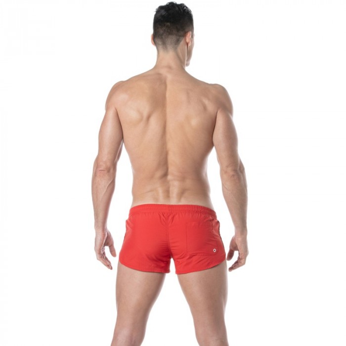 Short de bain de la marque TOF PARIS - Mini Short de bain Tof Paris - rouge - Ref : TOF376R